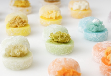 滋賀⽻⼆重もち⽶⼊り⼤福